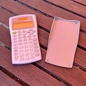 Texas Instruments TI-30X IIS scientific solar calculator WHITE, with cover
